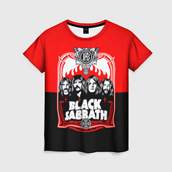 Женская футболка Black Sabbath: Red Sun