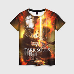 Футболка женская Dark Souls War, цвет: 3D-принт