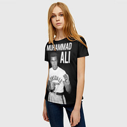 Футболка женская Muhammad Ali, цвет: 3D-принт — фото 2