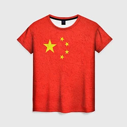 Женская футболка Китай