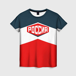 Женская футболка Россия СССР