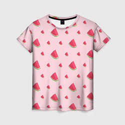 Женская футболка Сочные арбузики