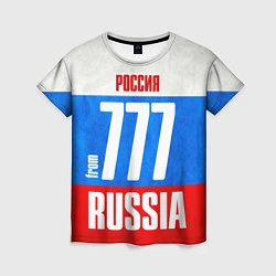 Женская футболка Russia: from 777