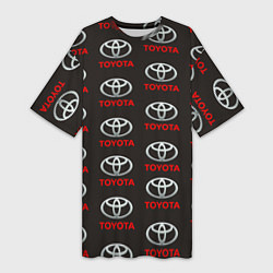 Женская длинная футболка Toyota