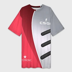 Женская длинная футболка CS:GO Autotronic Style
