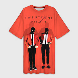 Женская длинная футболка Twenty One Pilots