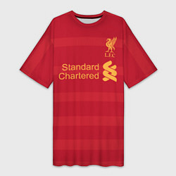 Женская длинная футболка Liverpool FC: Standart Chartered