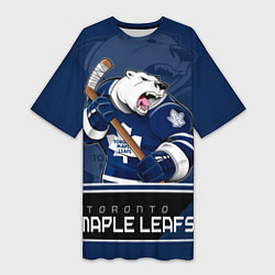 Женская длинная футболка Toronto Maple Leafs