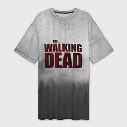 Женская длинная футболка The Walking Dead