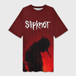 Женская длинная футболка Slipknot Shadows