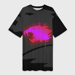 Женская длинная футболка CS:GO: iBUYPOWER Black Сollection