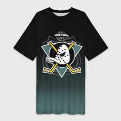 Женская длинная футболка Anaheim Ducks