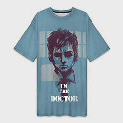 Женская длинная футболка I'm the doctor