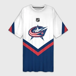 Женская длинная футболка NHL: Columbus Blue Jackets