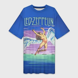 Женская длинная футболка Led Zeppelin: Angel
