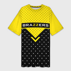 Женская длинная футболка Brazzers Style