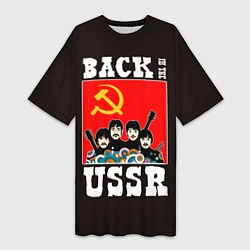 Женская длинная футболка Back In The USSR