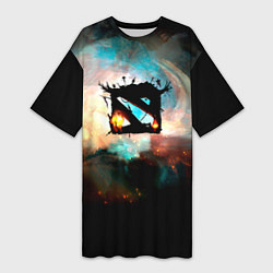 Женская длинная футболка Dota 25