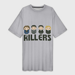 Женская длинная футболка The Killers Boys