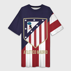 Женская длинная футболка FC Atletico Madrid