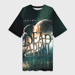 Женская длинная футболка Dead by April: Worlds Collide