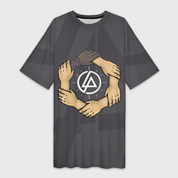 Женская длинная футболка Linkin Park: Brotherhood