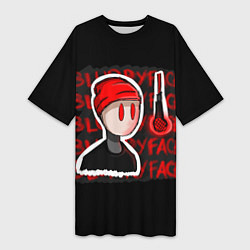 Женская длинная футболка TOP: Blurryface