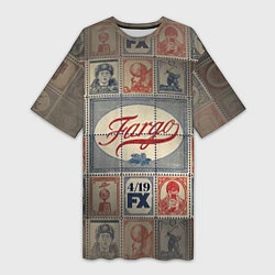 Женская длинная футболка Fargo brands