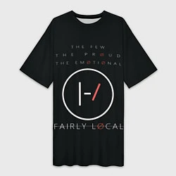 Женская длинная футболка TOP: Fairly local