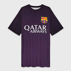 Женская длинная футболка Barcelona FC: Violet