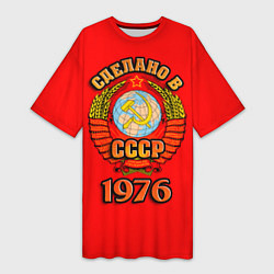 Женская длинная футболка Сделано в 1976 СССР