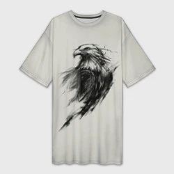 Женская длинная футболка Дикий орел