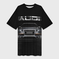 Женская длинная футболка Audi Q7 скорость