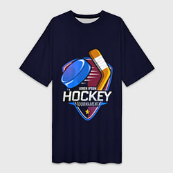Женская длинная футболка Hockey Tournament