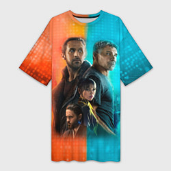 Женская длинная футболка Blade Runner Heroes