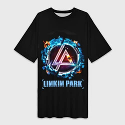 Женская длинная футболка Linkin Park: Engine