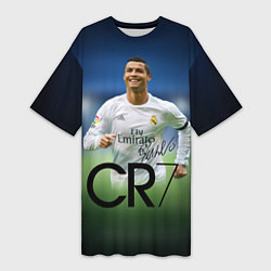 Женская длинная футболка CR7