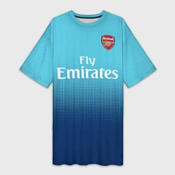 Женская длинная футболка Arsenal FC: Blue Away 17/18