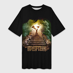 Женская длинная футболка Led Zeppelin: Way to Heaven