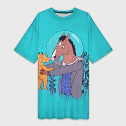 Женская длинная футболка BoJack