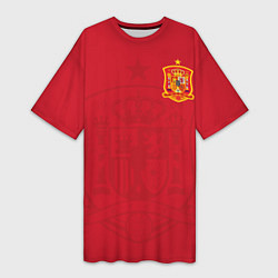 Женская длинная футболка Сборная Испании
