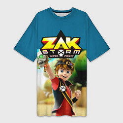 Женская длинная футболка Zak Storm