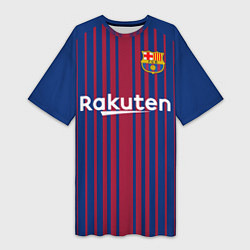 Женская длинная футболка FC Barcelona: Iniesta 17/18