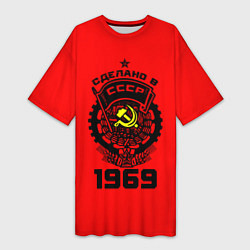 Женская длинная футболка Сделано в СССР 1969