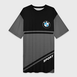 Женская длинная футболка BMW SPORT БМВ СПОРТ