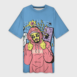 Женская длинная футболка Mnogoznaal