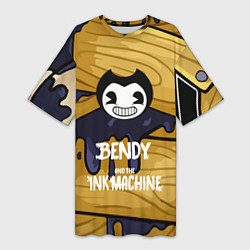 Женская длинная футболка Bendy and the Ink Machine