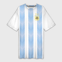Женская длинная футболка Сборная Аргентины