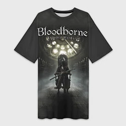 Женская длинная футболка Bloodborne: Shrine