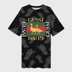 Женская длинная футболка GUSSI Style